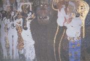 unknow artist gustav k;imts visar de fientiga krafterna i form av kvinnor som star mellan manniskan och hennes lycka china oil painting artist